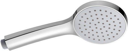 Chrome-plated Single Jet Shower Head M1/2 - Shower Head (600x600), Png Download