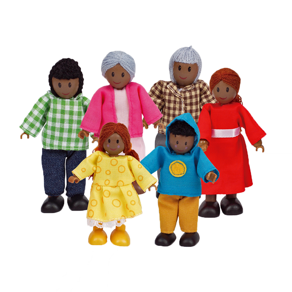 Dollhouse Family African American (1000x1000), Png Download