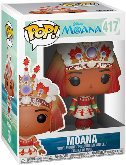 Moana Ceremony Pop Vinyl Figure - Pop Moana (600x600), Png Download