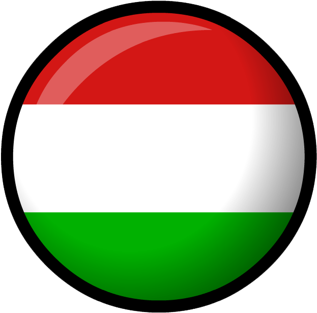 Hungary Flag Png Transparent Images - Hungary Flag Circle (635x621), Png Download