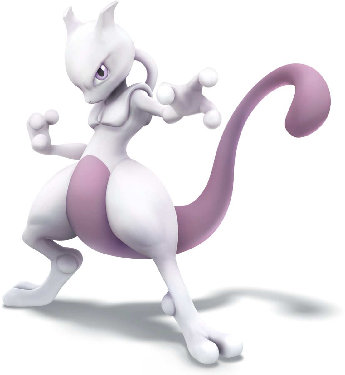 Mewtwo Amiibo Figure In Development - Pokemon Let's Go Mewtwo (1200x1200), Png Download