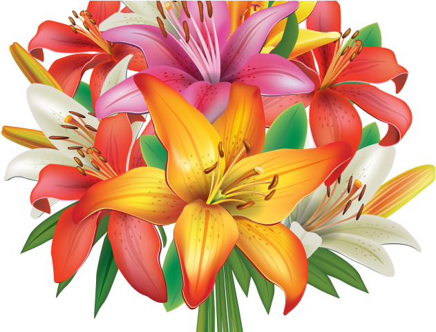 Bouquet Clipart Cute Flower - Днем Ангела Марія (640x480), Png Download
