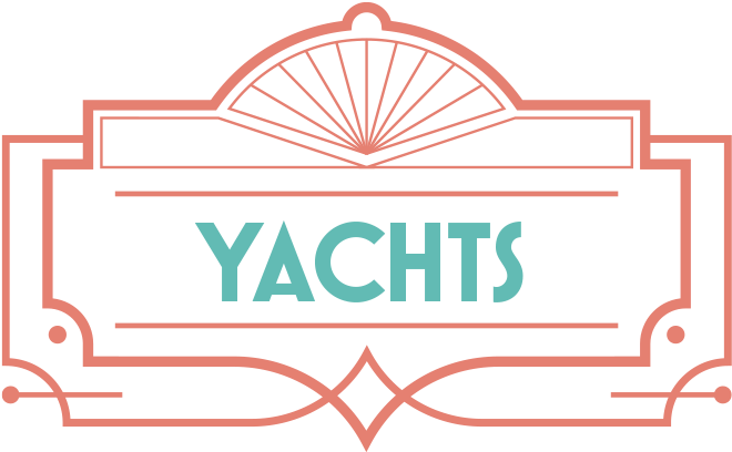 Art Deco Banner Yachts - Portable Network Graphics (704x450), Png Download