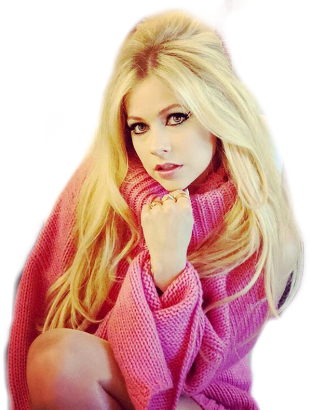 Avrillavigne Sticker - Avril Lavigne Head Above Water (1024x1351), Png Download