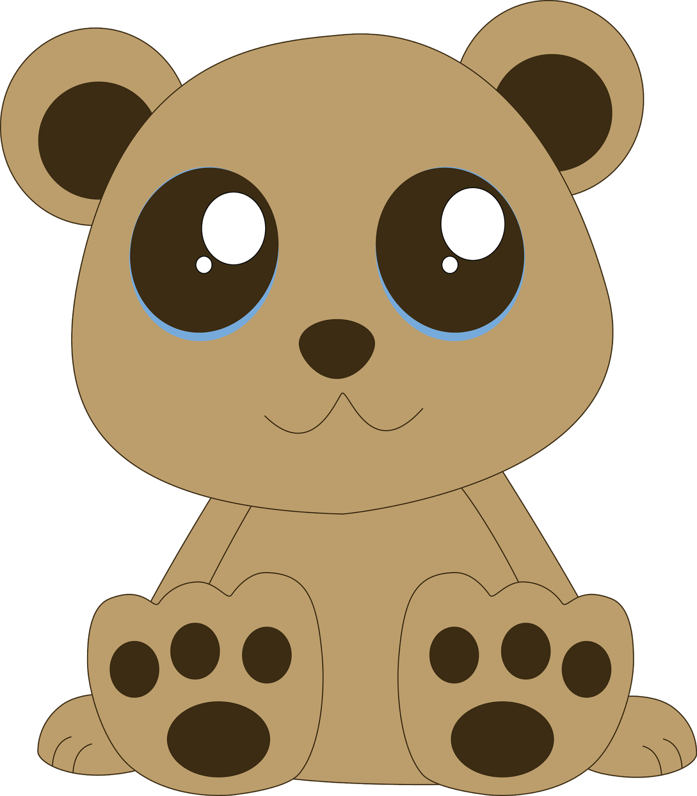 Dibujo De Oso Cafe Sin Fondo Extensión - Oso Dibujo (1401x1600), Png Download