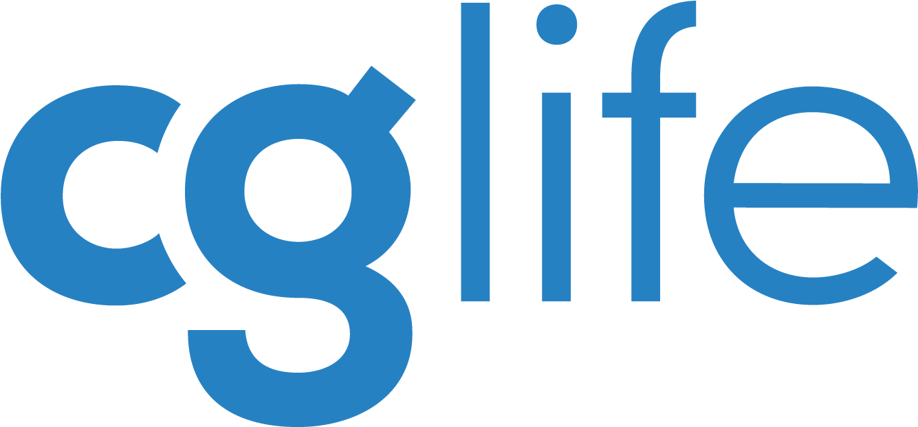 Cg Life Logo Blue - Graphic Design (1500x1500), Png Download
