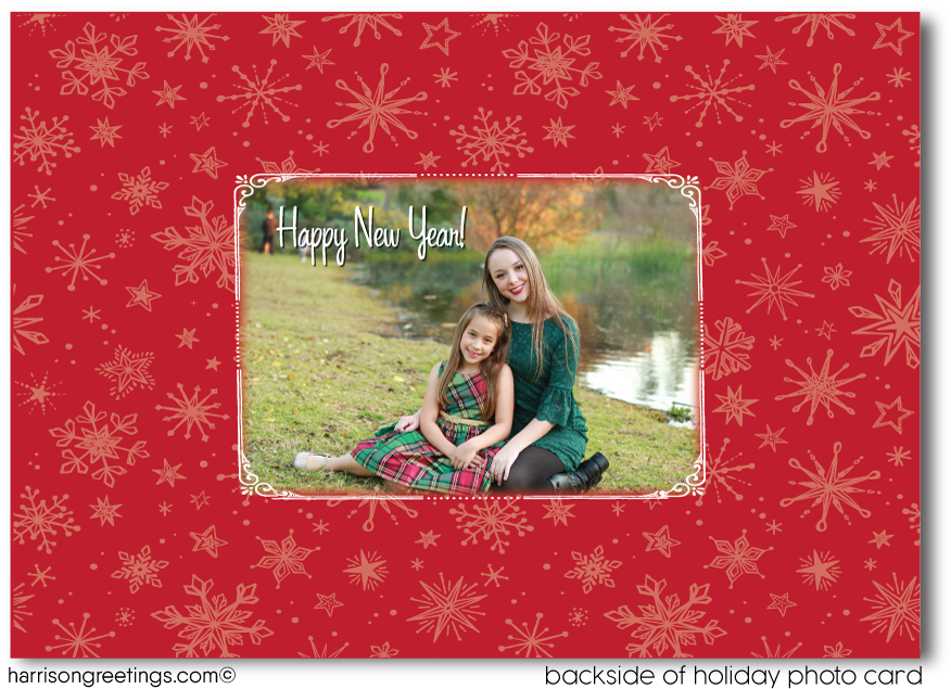 Rustic Vintage Merry Christmas Holiday Photo Cards - Christmas Card (900x657), Png Download