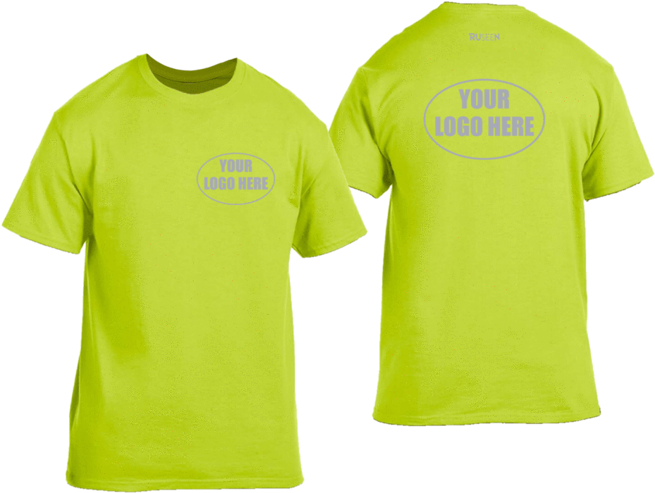 High Visibility Short Sleeve Shirt With Reflective - Active Shirt (1024x819), Png Download
