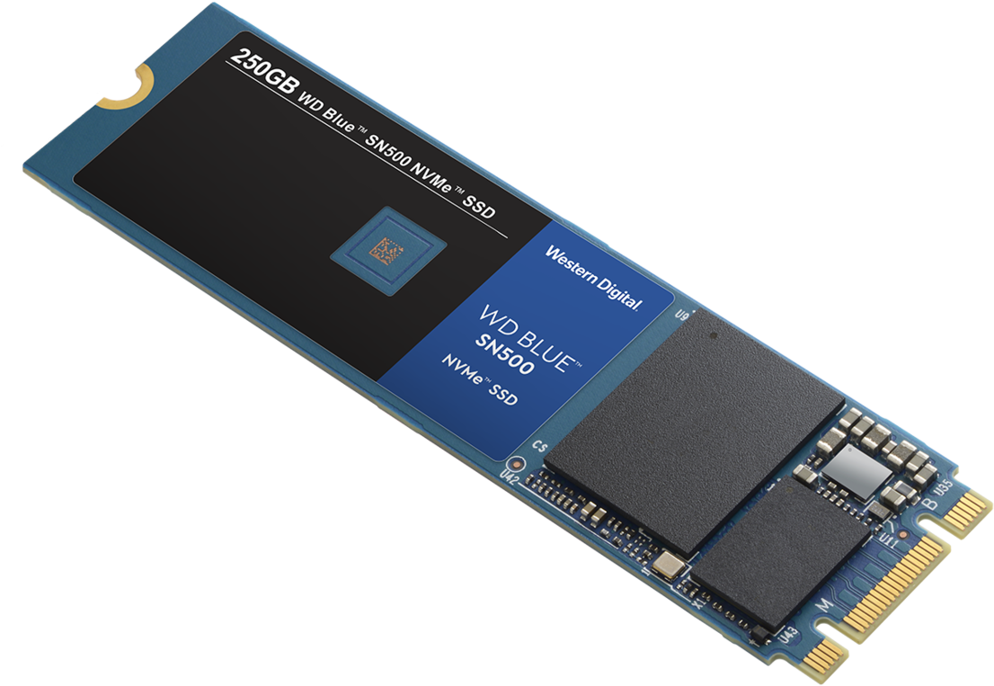 Western Digital Launches Inexpensive Sn500 Nvme Ssd - Electronics (1200x1200), Png Download