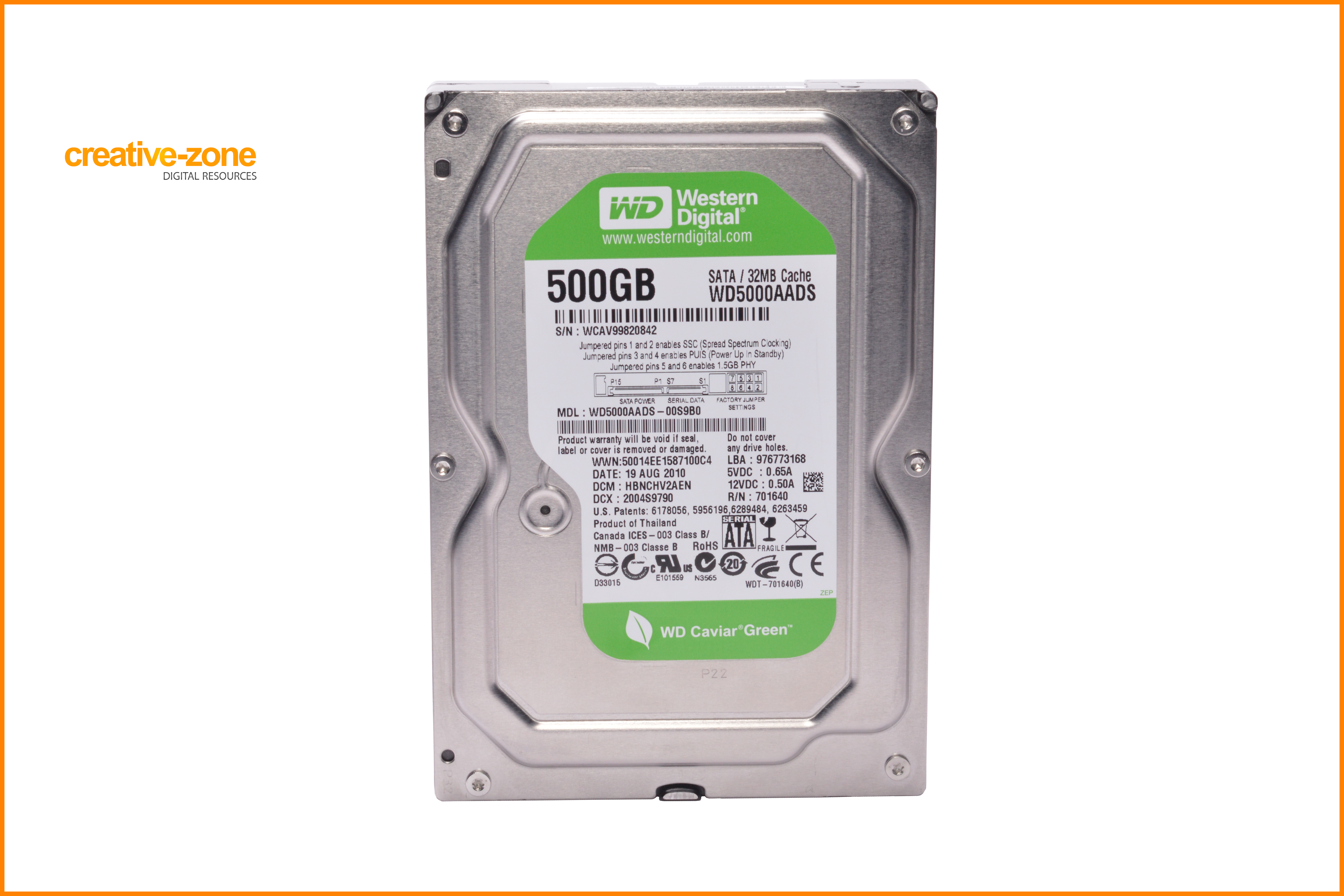 Western Digital Caviar Green, 500gb, - Western Digital Caviar Green 500gb (6030x4020), Png Download