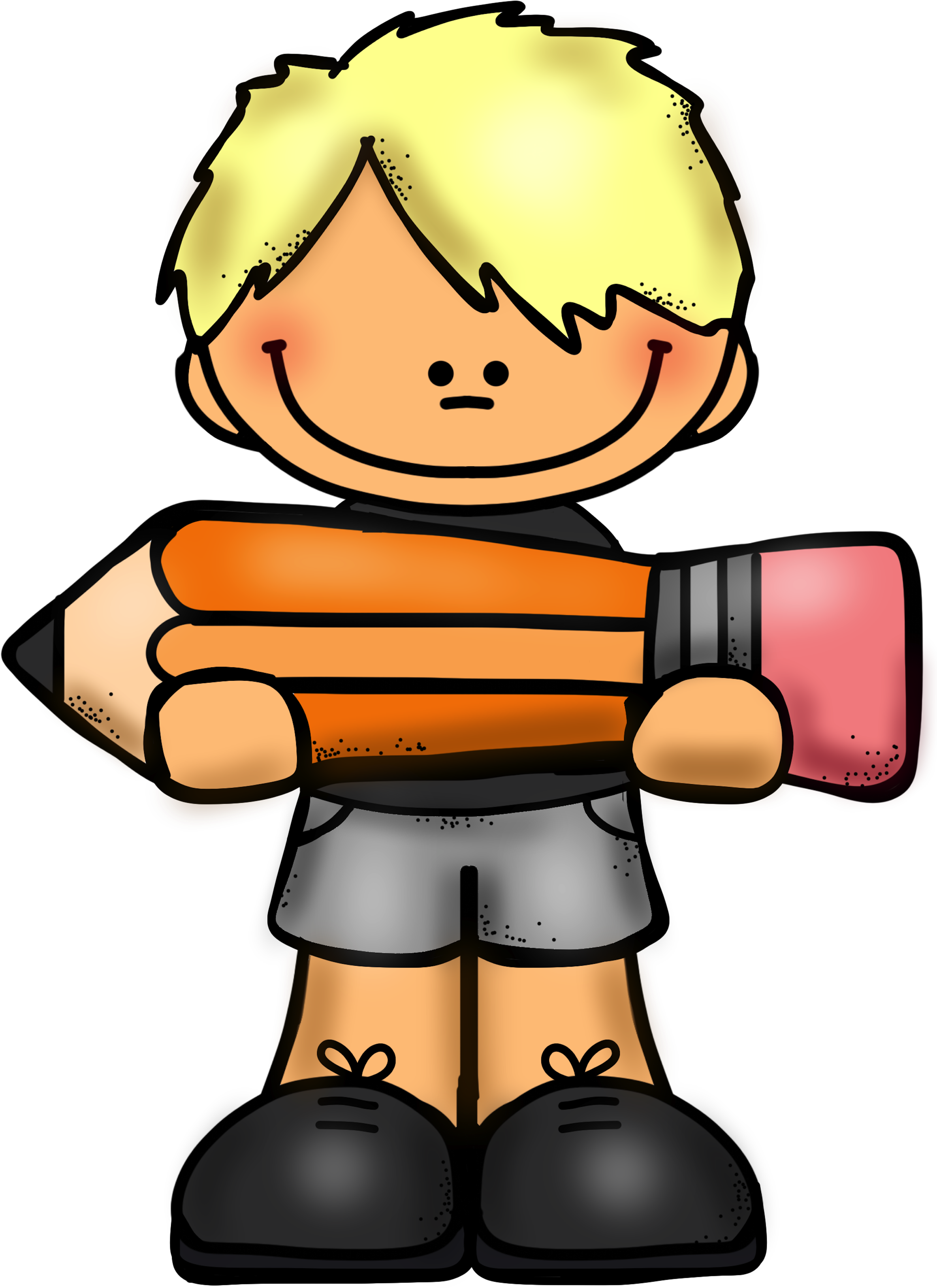 Clip Art School, Girl Clipart, School Clipart, Printable - Kid Clipart For School (2372x3262), Png Download