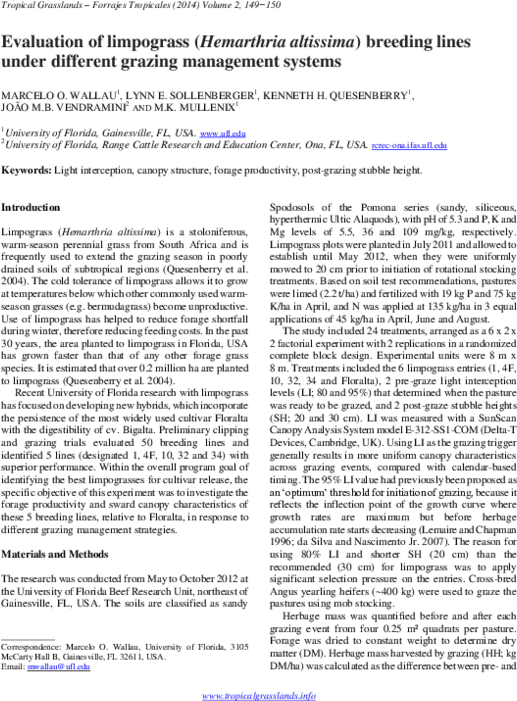 Evaluation Of Limpograss Breeding Lines Under Different - Het Beeld Van De Heilige Liborius Omgesmolten Tot Rijksdaalders, (600x776), Png Download