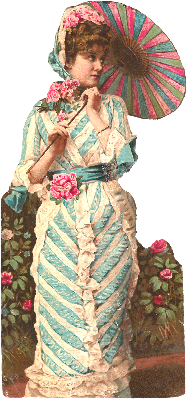 885 X 1600 6 - Transparent Png Victorian Ladies (885x1600), Png Download