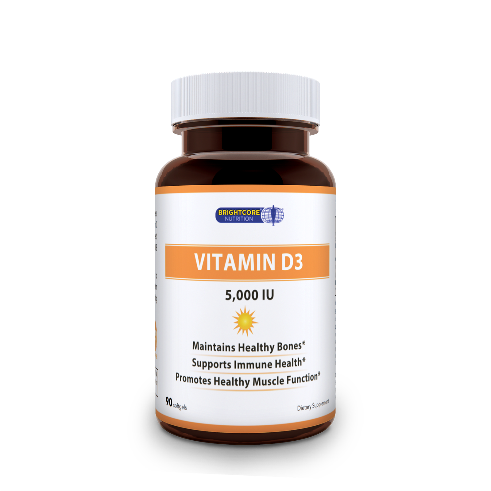 Vitamin D3 - 5,000 Iu - Hericium (1600x1600), Png Download