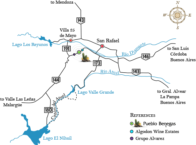 Road Map Google Maps - Circuito Cañon Del Atuel (652x483), Png Download