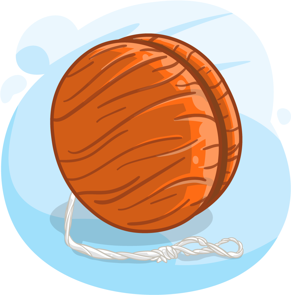 Download Yoyo Clipart Orange Illustration Full Size PNG Image PNGkit