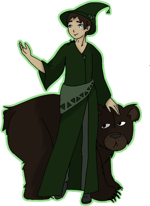 Witch Drewski - Cartoon (550x775), Png Download