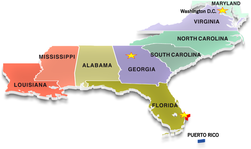 3d With Names Lq - Map (1000x713), Png Download