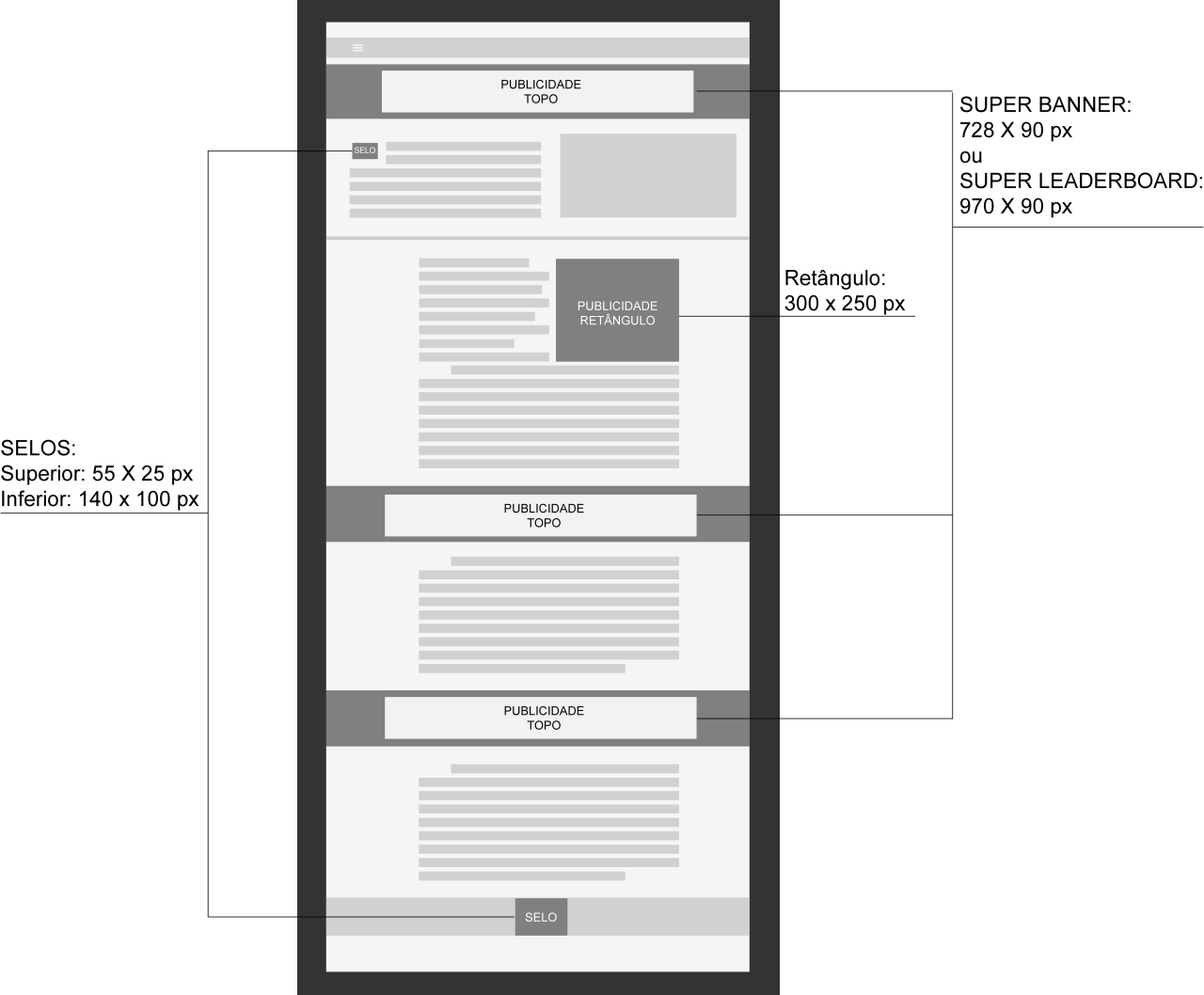 Abaixo Os Formatos Em Uma Página Desktop - Diagram (1280x1058), Png Download