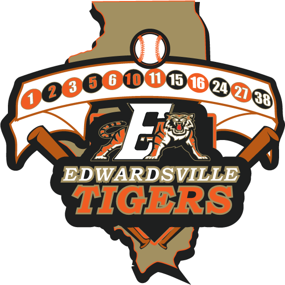 Edwardville-tigers (576x576), Png Download
