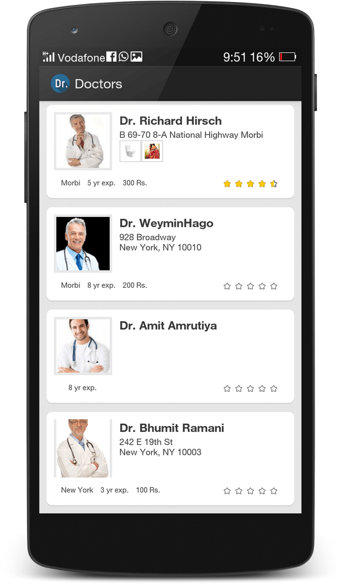 02 Doctors List - Statusbar Download Progress Xposed (1690x2857), Png Download
