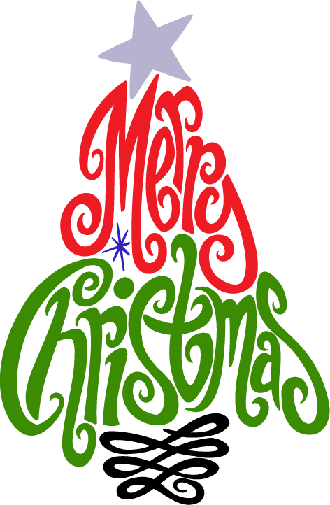 Merry Christmas Tree - Merry Christmas Tree Svg (472x722), Png Download