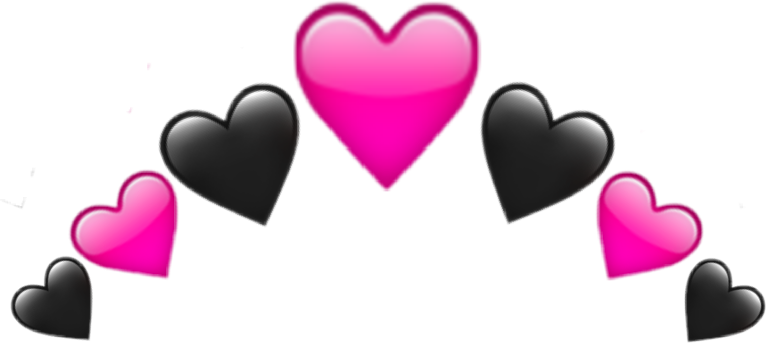 Emoji Emojistickers Coronadecorazones Tumblr Freetoedit - Heart (1554x696), Png Download