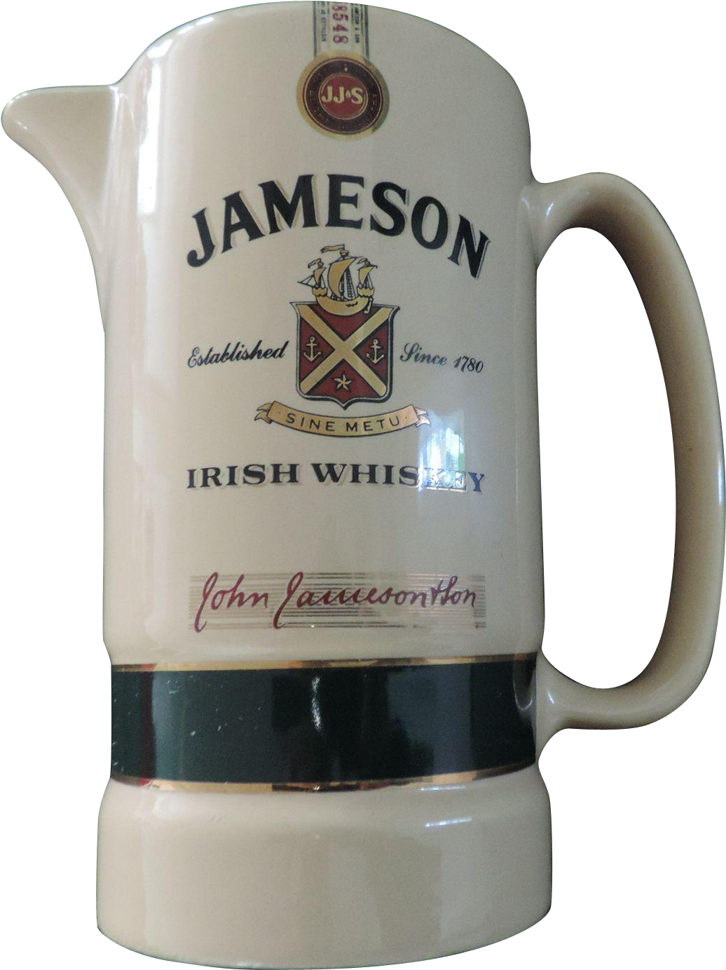 Jameson Irish Whiskey Water Pitcher, Eastgate Pottery - Jameson Irish Whiskey (1383x1383), Png Download
