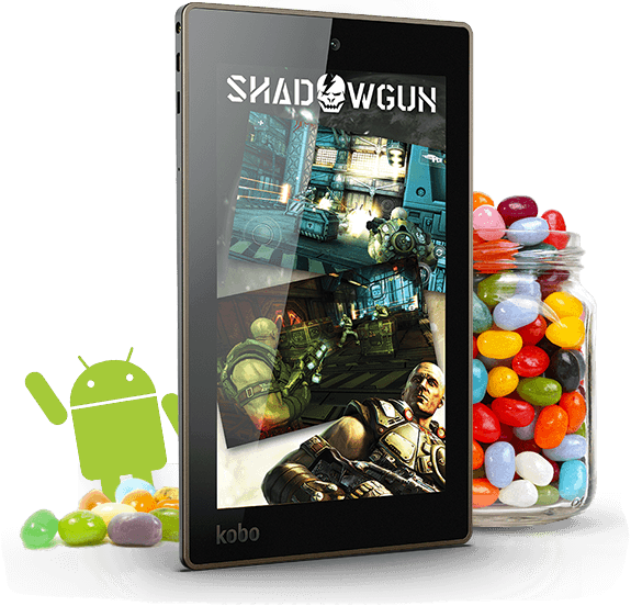 Kobo Arc 7 Hd Android Tablet 32gb Black - Tablet Computer (575x552), Png Download
