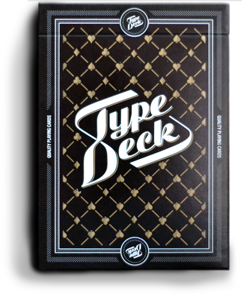 The Type Deck Tuck Cases Single Typography - Type Deck (547x601), Png Download
