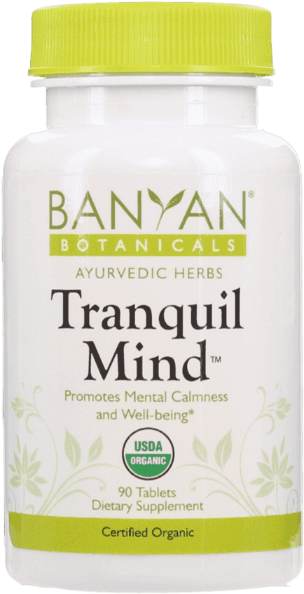 Banyan Botanicals Tranquil Mind Tablets - Banyan Botanicals (1090x1000), Png Download