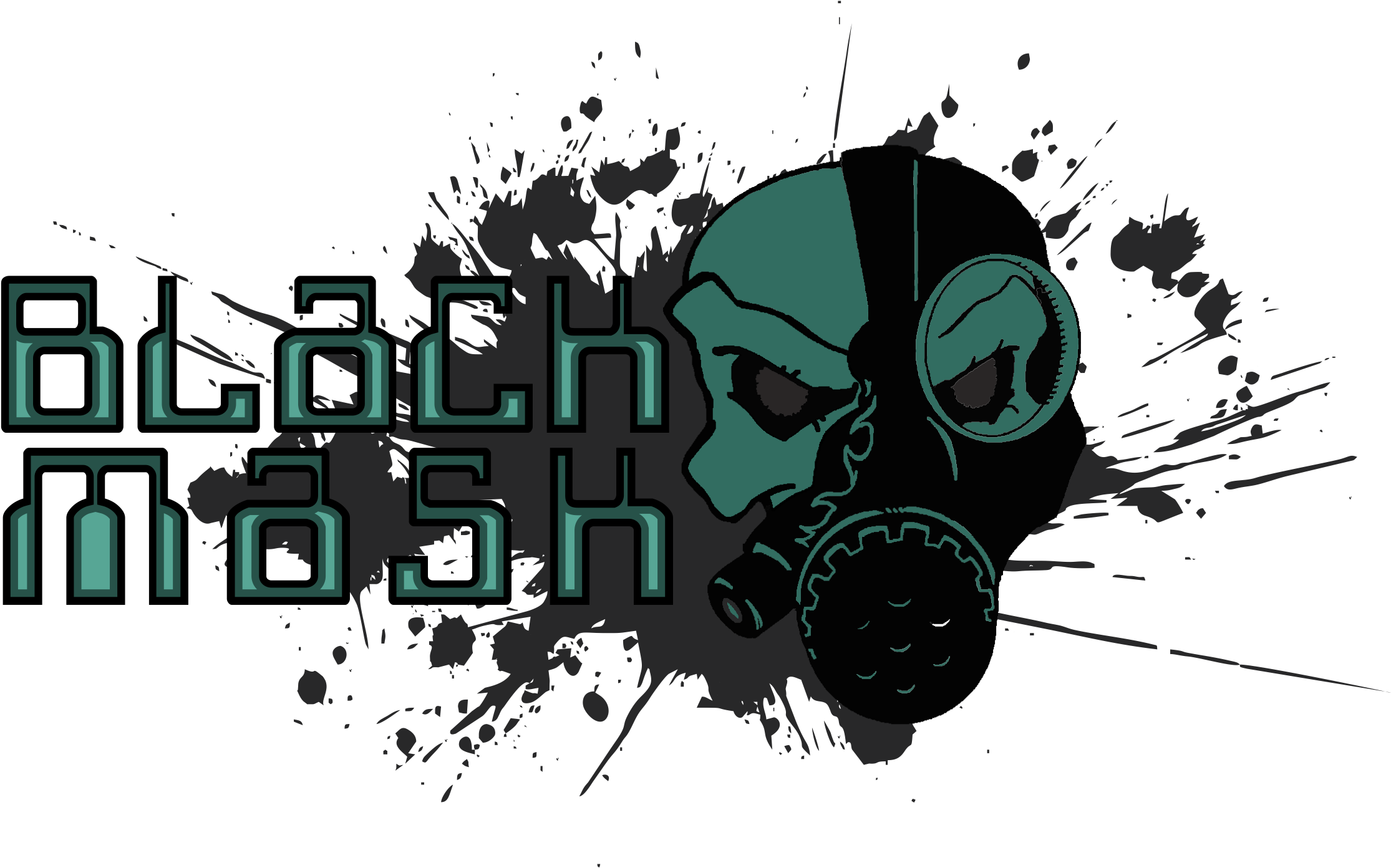 Bm3 - Black Paint Splash Vector (2248x1391), Png Download
