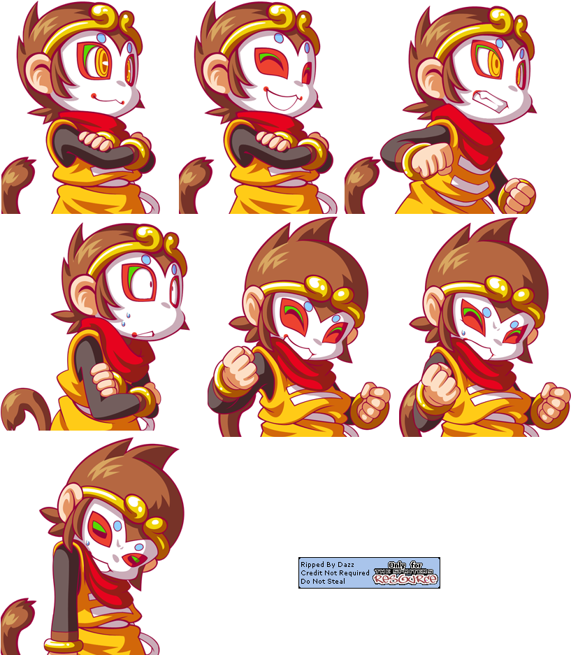 825 X 946 7 - Sheet Monkey King (825x946), Png Download