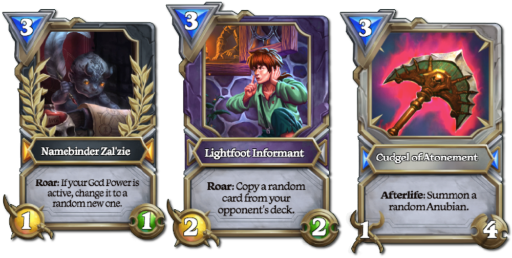 X29 - Gods Unchained Cards (1000x504), Png Download