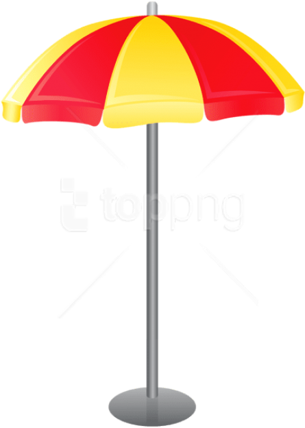 Free Png Download Beach Umbrella Png Vector Clipart - Beach Umbrella Vector Png (480x649), Png Download