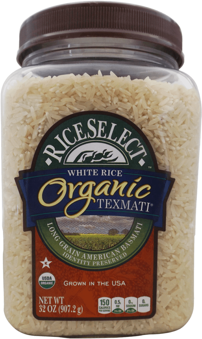 Arroz Aromtico Rice Select Texmati Blanco Orgnico - Marcas De Arroz Organico (1200x1200), Png Download