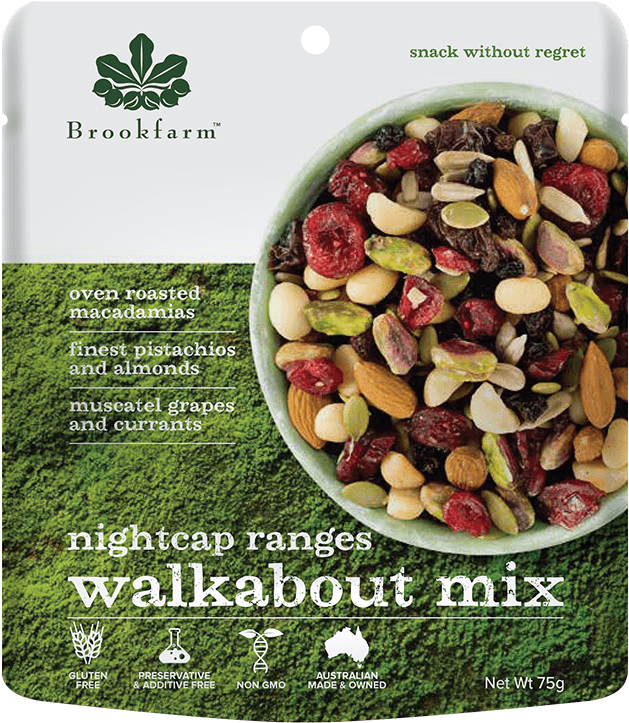Brookfarm Nightcap Ranges Walkabout Mix 75g - Brookfarm (720x900), Png Download