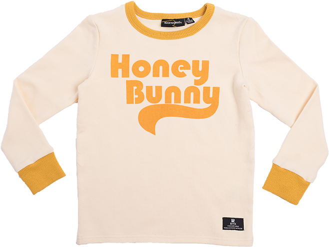 Rock Your Baby Honey Bunny Long Sleeve T-shirt - Long-sleeved T-shirt (700x700), Png Download