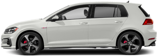 New 2019 Volkswagen Golf Gti - 2018 White Dodge Grand Caravan (640x480), Png Download