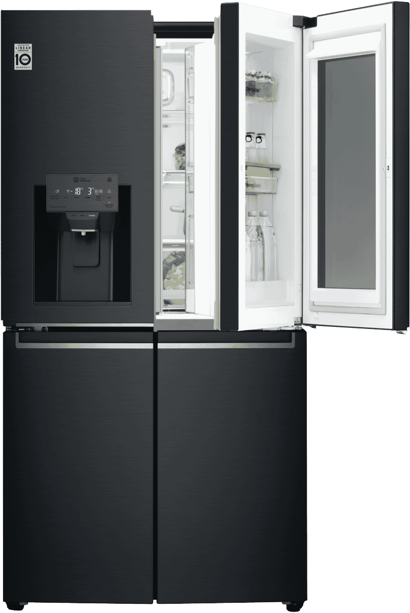 New Lg Gf-v708mbsl 708l Instaview Refrigerator - Lg Sideb Gmk9331mt (803x1200), Png Download