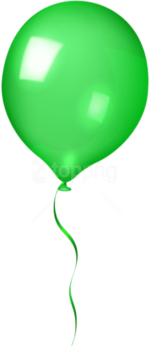 Free Png Download Green Balloon Png Images Background - Balloon (480x1112), Png Download