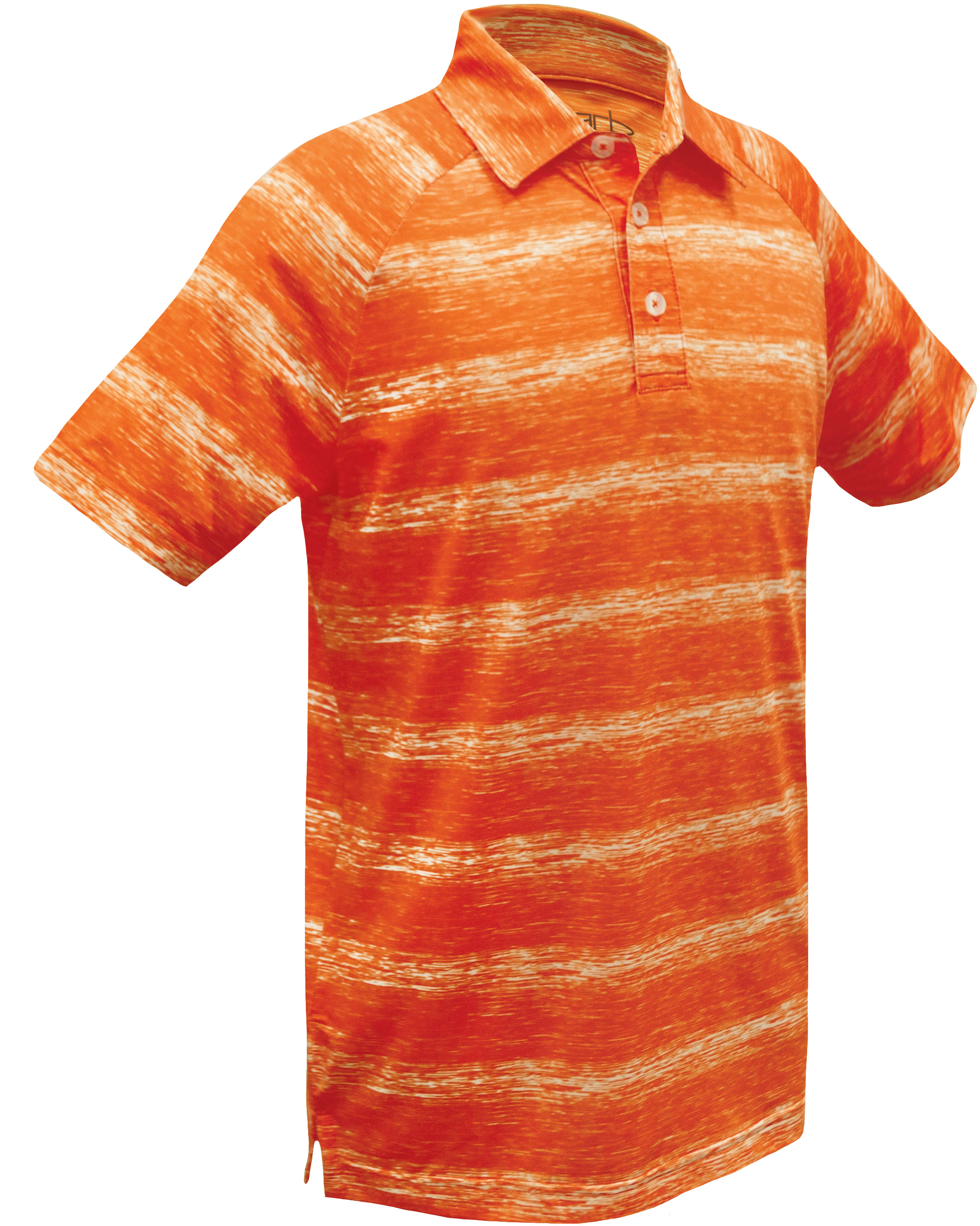 Kid's Performance Polo Yarn Dyed W/ Space Dyed Stripe - Polo Shirt (3000x3000), Png Download