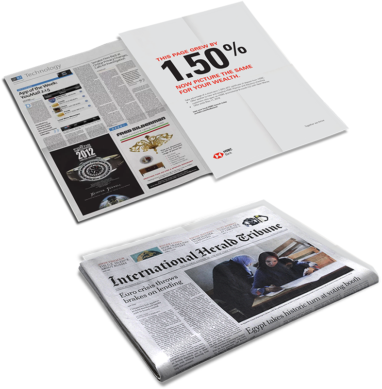 Download Hsbc Newsprint 3 Flyer Full Size PNG Image PNGkit