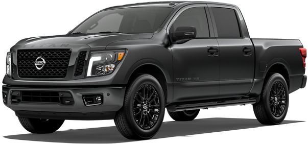2018 Nissan Titan Midnight Edition In Gun Metallic - Nissan Titan 2017 Maroon (1160x653), Png Download
