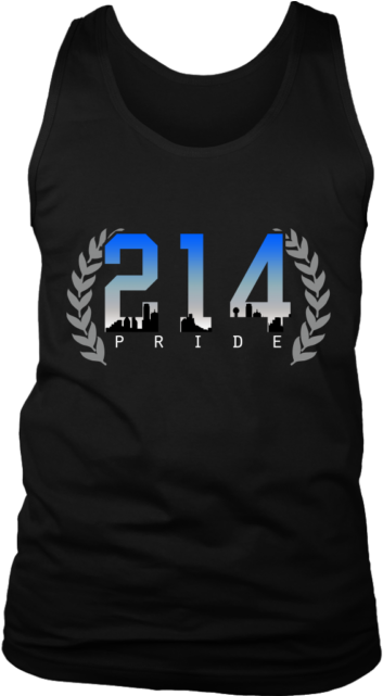 Dallas Pride 214 Texas Tank Top - Active Tank (640x640), Png Download
