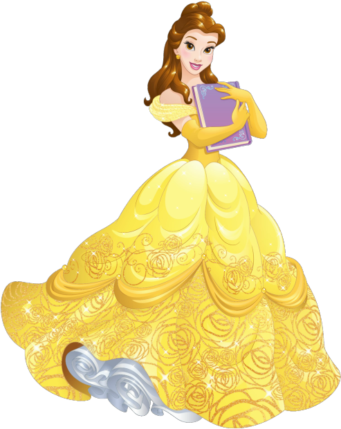 Clip Art Transparent Artwork Png En Hd De Disney Princess - Beauty And The Beast Png (500x631), Png Download