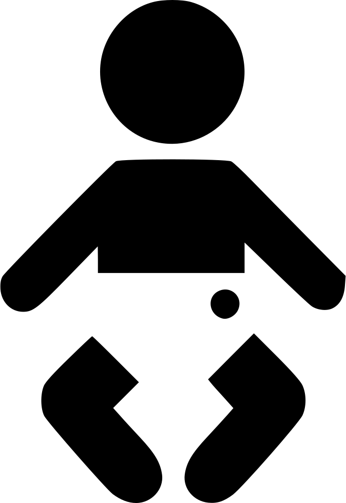 Born Icon White Png (674x980), Png Download