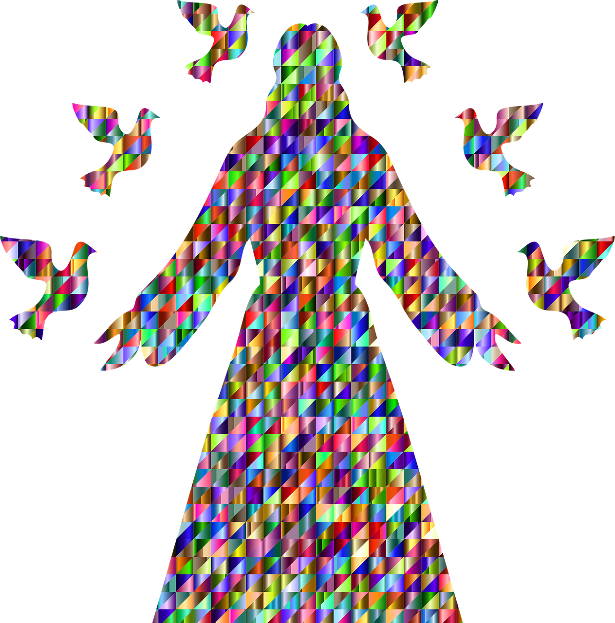 New Birth And Life In Christ - Jesus Silhouette Png (1263x1280), Png Download