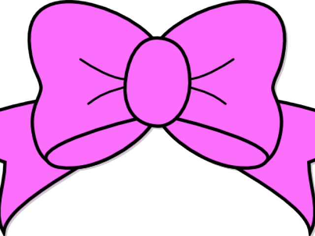 Pink Hair Clipart Svg - Hair Bow Svg Free (640x480), Png Download