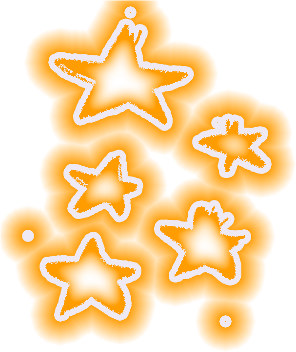 Color Naranja Png - Estrellas Png (624x738), Png Download